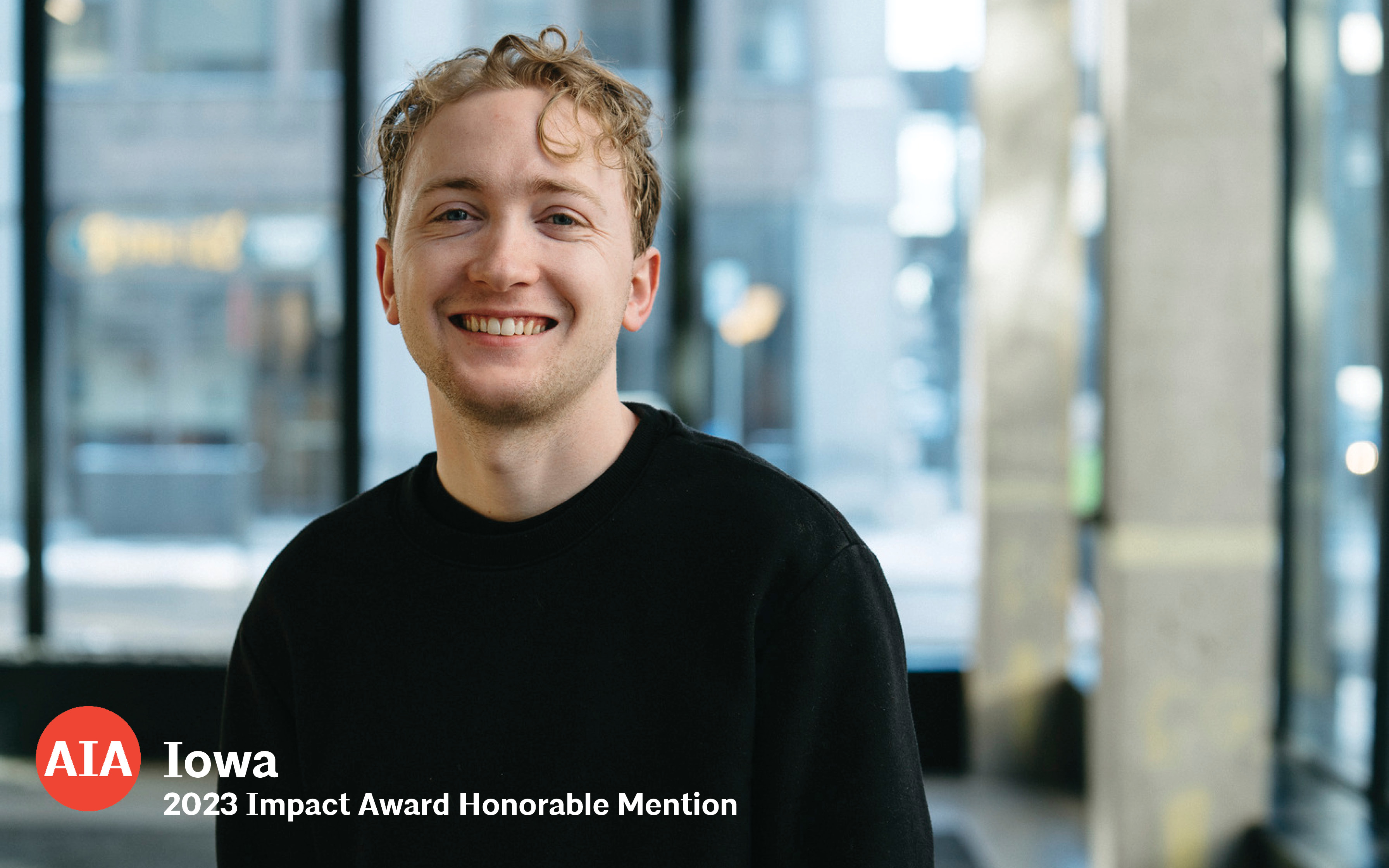 Sam Nordmeyer Honored with AIA Iowa Impact Award for Project Addressing Food Insecurity