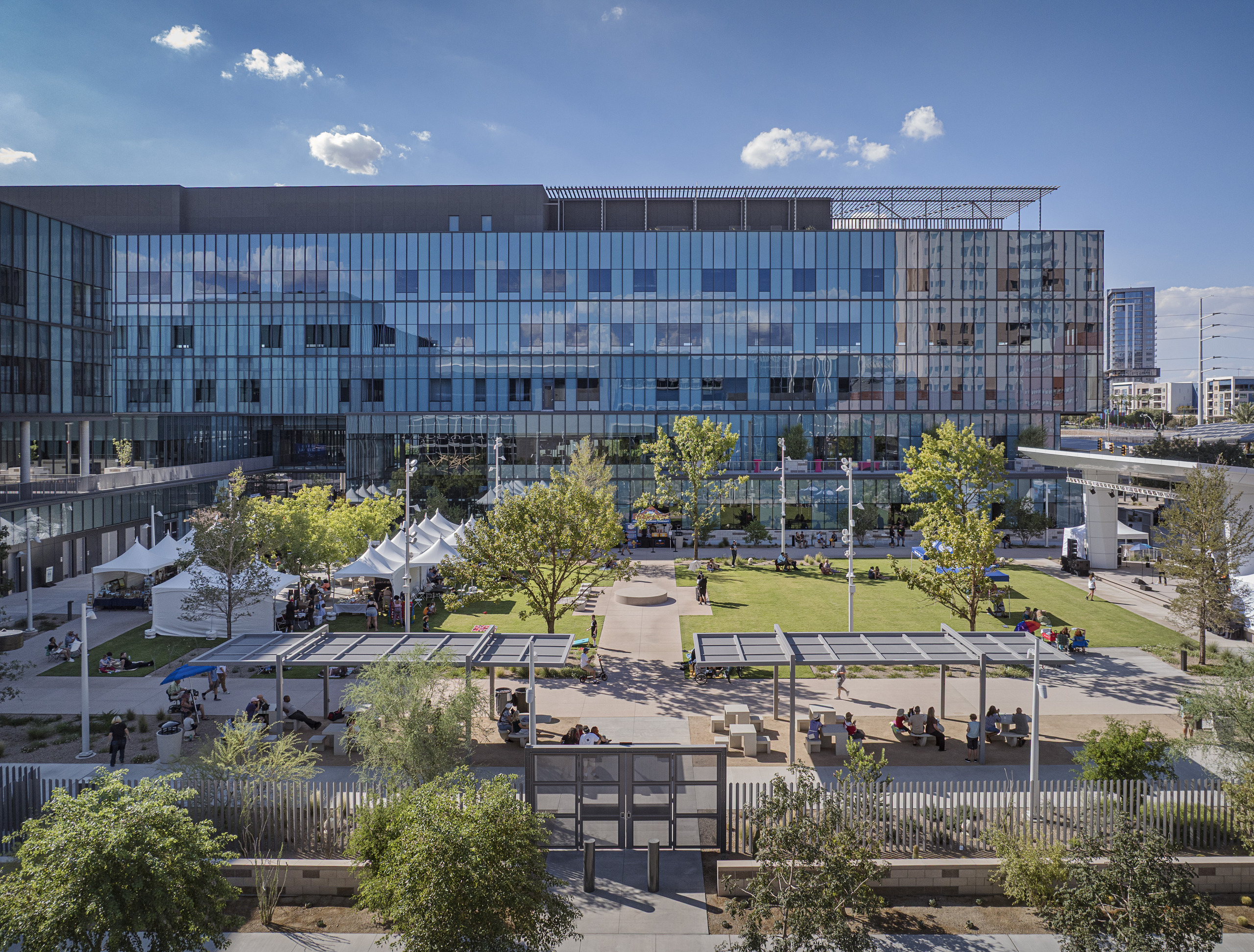 Las Vegas Downtown Civic Center Building and Plaza