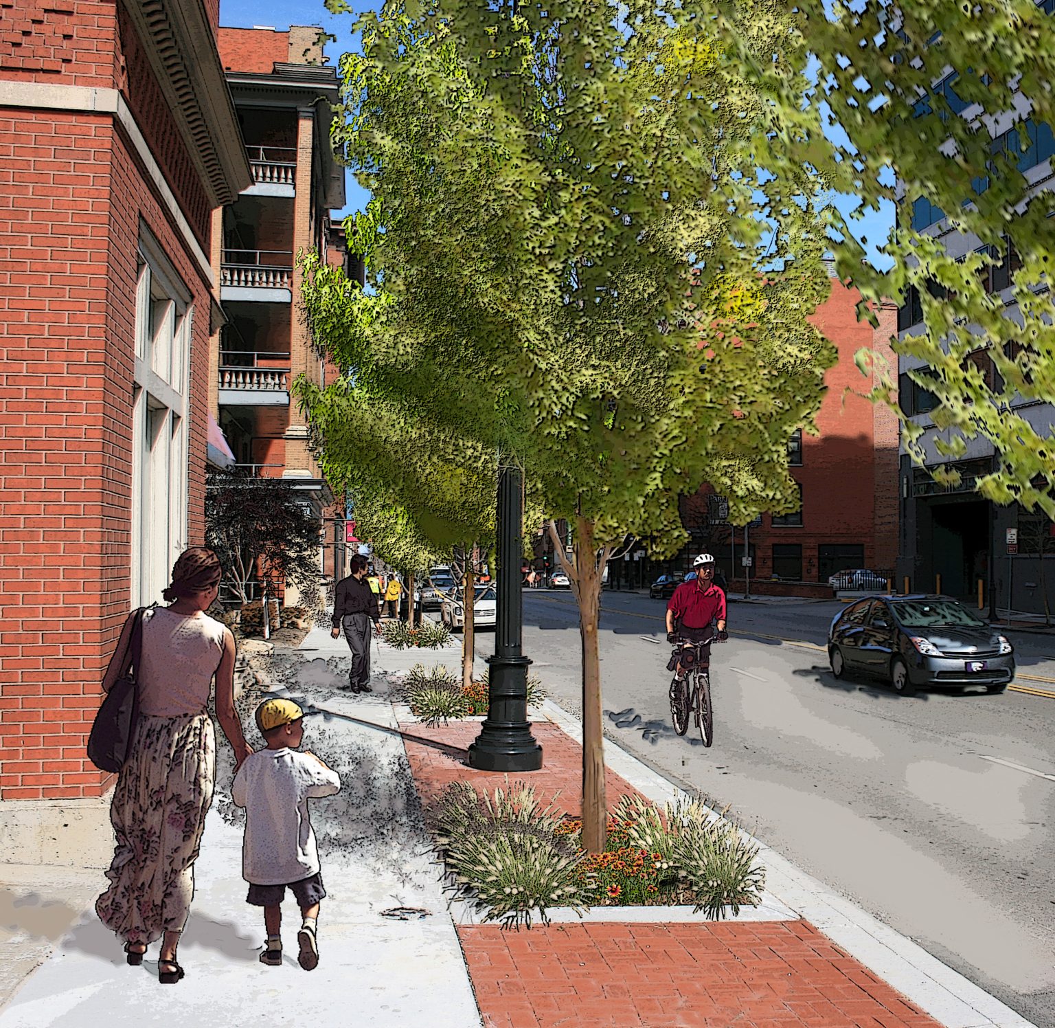 Broadway Streetscape - BNIM