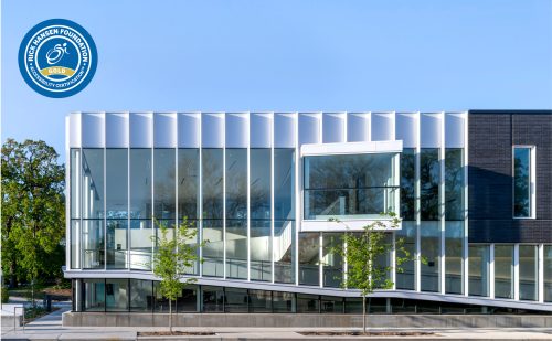 The Tom and Ruth Harkin Center becomes the second building in the U.S. to achieve Rick Hansen Foundation Accessibility Certification Gold Rating