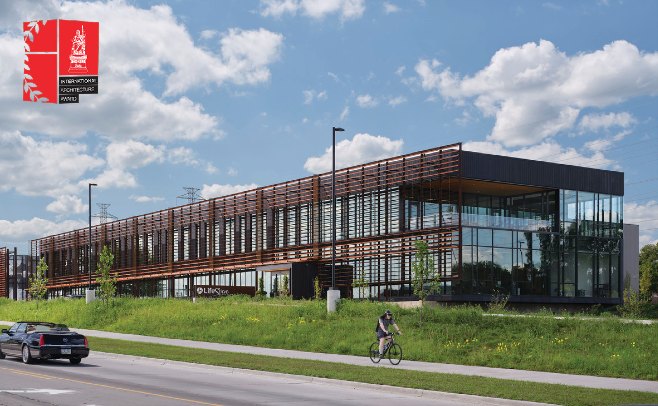 LifeServe Blood Center Headquarters honored with The 2025 International Architecture Award from The Chicago Athenaeum