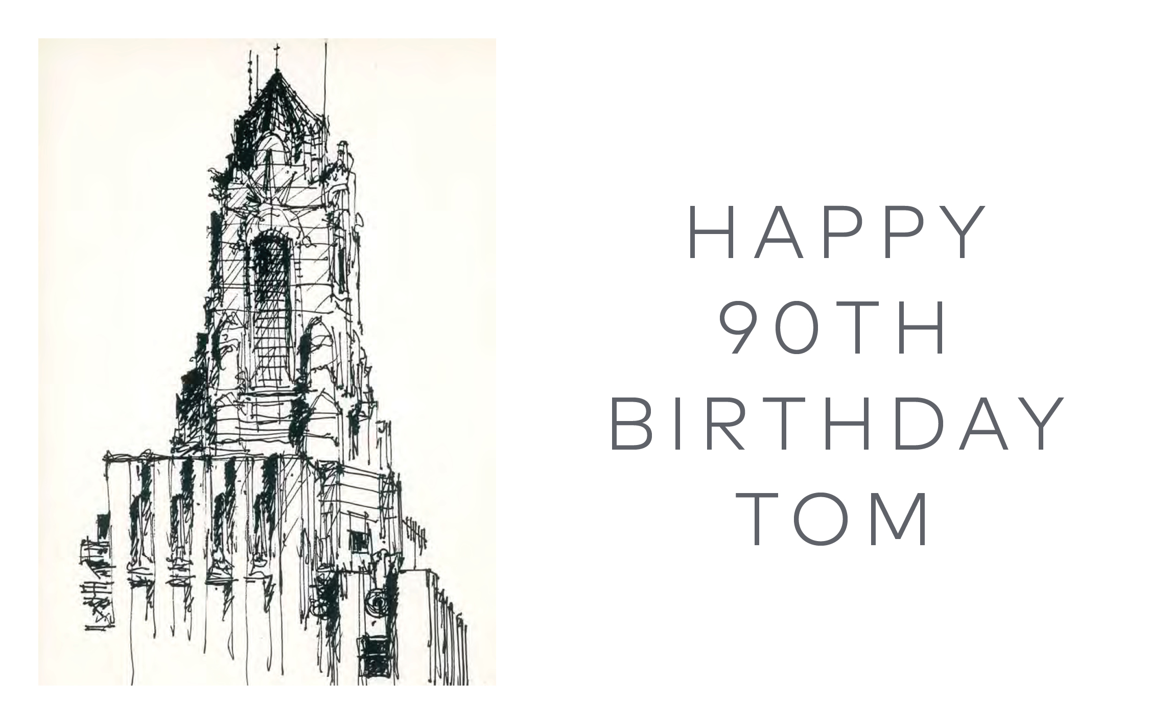 Happy 90th Birthday, Tom!